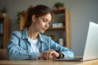 Synchronisation d'une montre connectée avec différents systèmes d'exploitation