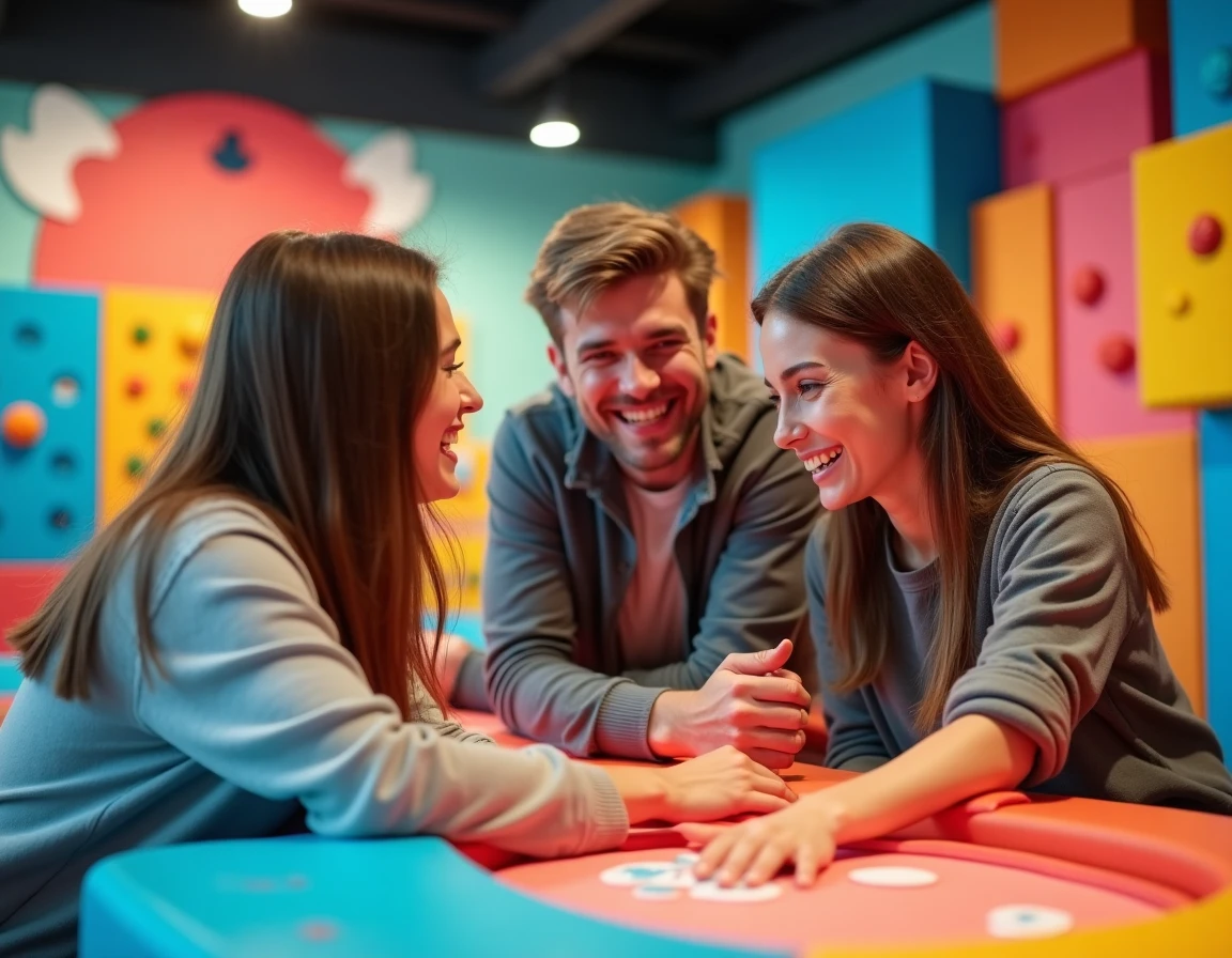 Groupe d'adultes participant à une expérience multi-sensorielle chez Sensas Tours